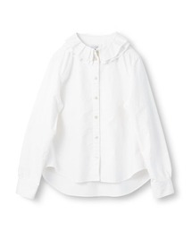 Sunny clouds | サニークラウズ　ｆｅａｔ．　Ｍｉｍｉ　フリル衿のブラウス〈レディース〉(シャツ/ブラウス)