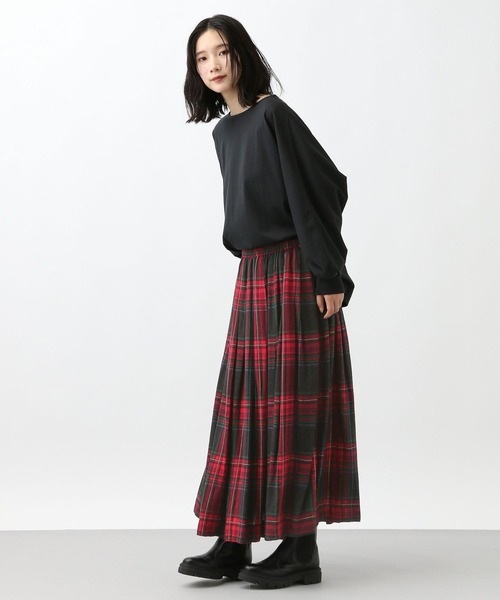 ≪natural by clip≫ リネンレーヨンタックギャザースカート Natural by CLIP リネンレーヨンタックギャザースカート - メルカリ