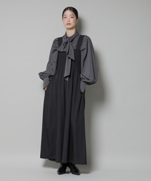 NANO universe | シャーリングサロペット(サロペット/オーバーオール)