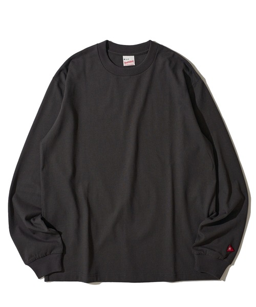 Healthknit（ヘルスニット）の「【Healthknit】オープンエンドドライロングスリーブTシャツ（Tシャツ/カットソー・メンズ・ブラック/オフホワイト/ベージュ・MEDIUM/LARGE/X-LARGE）」の6枚目の写真