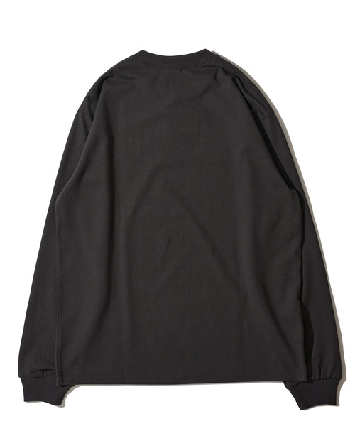 Healthknit（ヘルスニット）の「【Healthknit】オープンエンドドライロングスリーブTシャツ（Tシャツ/カットソー・メンズ・ブラック/オフホワイト/ベージュ・MEDIUM/LARGE/X-LARGE）」の7枚目の写真