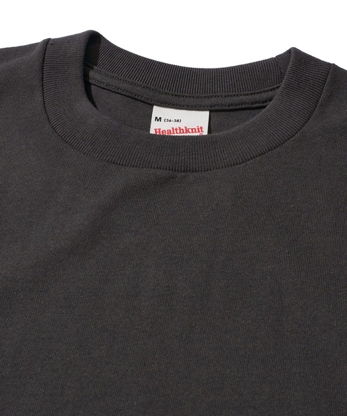 Healthknit（ヘルスニット）の「【Healthknit】オープンエンドドライロングスリーブTシャツ（Tシャツ/カットソー・メンズ・ブラック/オフホワイト/ベージュ・MEDIUM/LARGE/X-LARGE）」の10枚目の写真