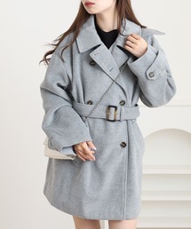 トレンチコート•グレー【ほぼ新品⭐️】 ストレッチトレンチコート グレー MAJI【AOKI公式通販】