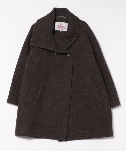 ﾊｲﾗﾝﾄﾞｳｰﾙ杢二重ﾄﾞｰﾙｺｰﾄ（その他アウター）｜Vivienne Westwood