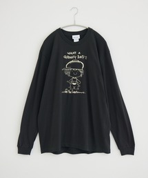 【水森亜土】刺繍ロングスリーブTシャツ