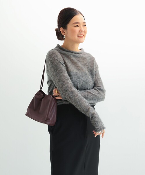 Demi-Luxe BEAMS（デミルクス ビームス）の「【1/15再値下げ】モヘヤ オフ タートル プルオーバー（ニット/セーター・レディース・ブラウン系その他4/グレー/サックスブルー・ONE SIZE）」の12枚目の写真