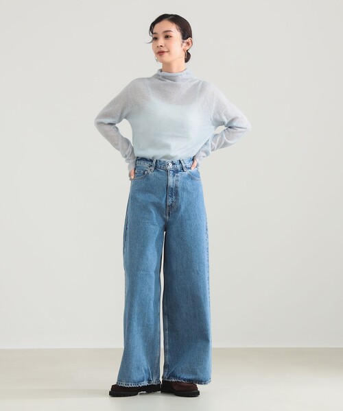 Demi-Luxe BEAMS（デミルクス ビームス）の「【1/15再値下げ】モヘヤ オフ タートル プルオーバー（ニット/セーター・レディース・ブラウン系その他4/グレー/サックスブルー・ONE SIZE）」の19枚目の写真