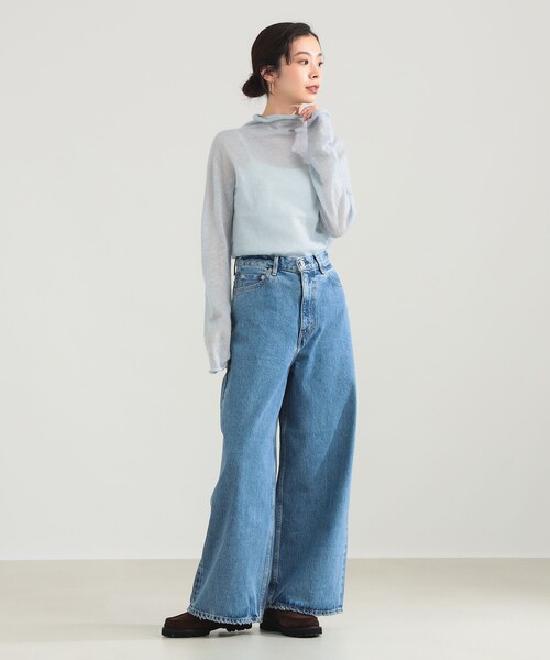 Demi-Luxe BEAMS（デミルクス ビームス）の「【1/15再値下げ】モヘヤ オフ タートル プルオーバー（ニット/セーター・レディース・ブラウン系その他4/グレー/サックスブルー・ONE SIZE）」の20枚目の写真