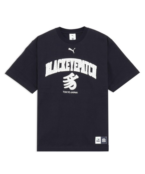 PUMA(プーマ)の「PUMA プーマ メンズ PUMA x BlackEyePatch KANJI チーム ロゴ 半袖 Tシャツ(Tシャツ/カットソー・メンズ・ブラック/ネイビー・X-LARGE/LARGE/SMALL/MEDIUM)」の1枚目の写真