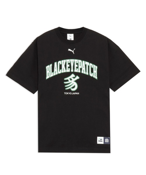 PUMA(プーマ)の「PUMA プーマ メンズ PUMA x BlackEyePatch KANJI チーム ロゴ 半袖 Tシャツ(Tシャツ/カットソー・メンズ・ブラック/ネイビー・X-LARGE/LARGE/SMALL/MEDIUM)」の2枚目の写真