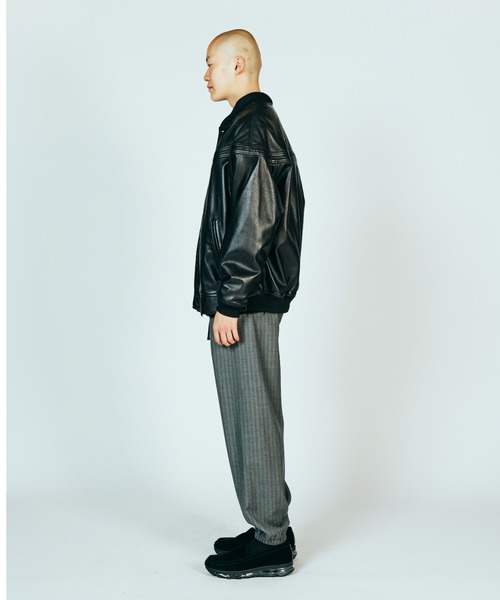 TOWNCRAFT（タウンクラフト）の「TOWN CRAFT タウンクラフト / LEATHER DERBY JACKEY（ブルゾン・メンズ・ブラック・LARGE/MEDIUM）」の3枚目の写真
