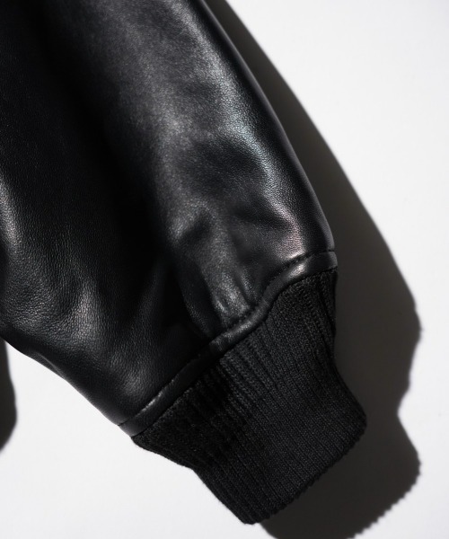 TOWNCRAFT（タウンクラフト）の「TOWN CRAFT タウンクラフト / LEATHER DERBY JACKEY（ブルゾン・メンズ・ブラック・LARGE/MEDIUM）」の18枚目の写真