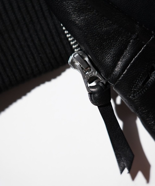 TOWNCRAFT（タウンクラフト）の「TOWN CRAFT タウンクラフト / LEATHER DERBY JACKEY（ブルゾン・メンズ・ブラック・LARGE/MEDIUM）」の21枚目の写真