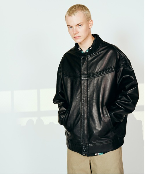 TOWNCRAFT（タウンクラフト）の「TOWN CRAFT タウンクラフト / LEATHER DERBY JACKEY（ブルゾン・メンズ・ブラック・LARGE/MEDIUM）」の11枚目の写真