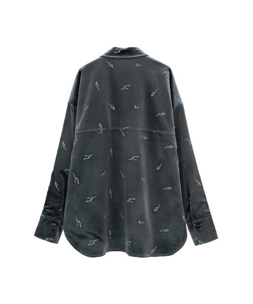 MANOF（マノフ）の「VELOR EMBROIDERY SHIRT（シャツ/ブラウス・レディース・ブラウン/ブルー・S/M）」の22枚目の写真