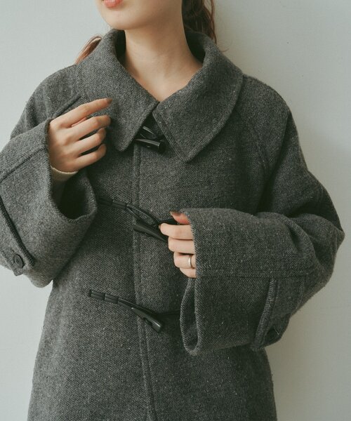 セール】【お気に入り1.5万人突破！/ベスト付き】ダッフルフレアコート