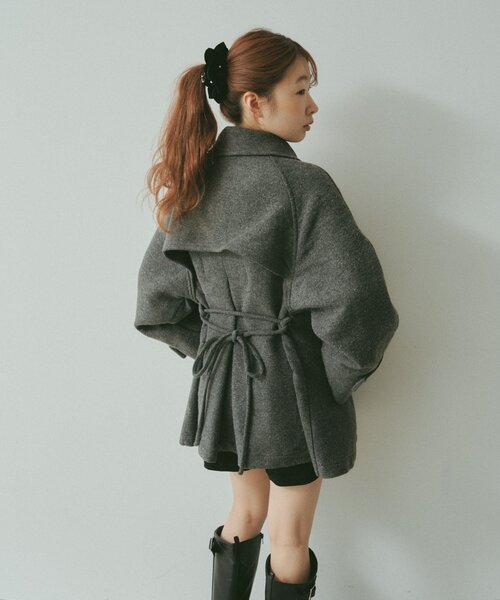 セール】【お気に入り1.5万人突破！/ベスト付き】ダッフルフレアコート