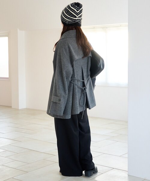 お気に入り1万人突破！/ベスト付き】ダッフルフレアコート（その他