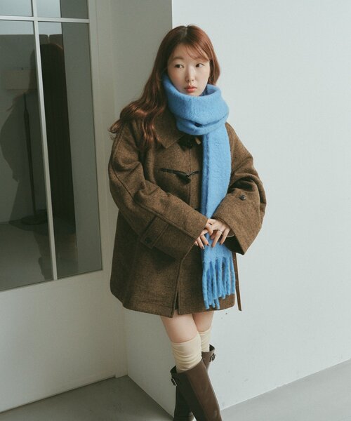 セール】【お気に入り1.5万人突破！/ベスト付き】ダッフルフレアコート