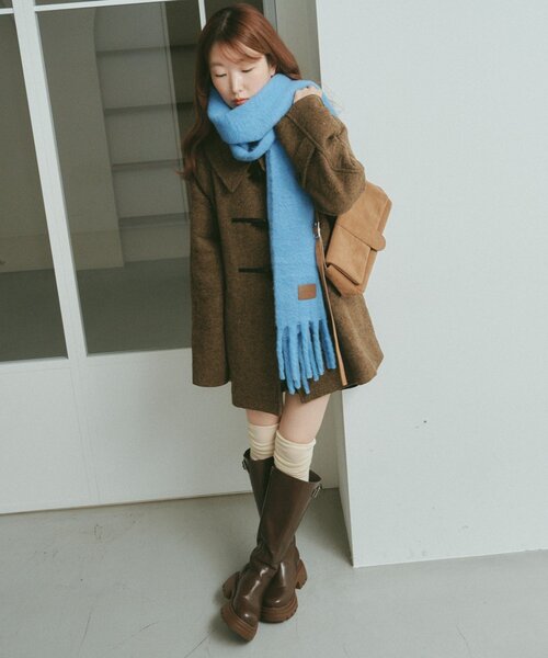 セール】【ベスト付き】ダッフルフレアコート（その他アウター