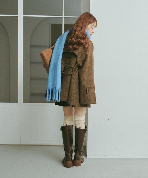 セール】【お気に入り1.5万人突破！/ベスト付き】ダッフルフレアコート