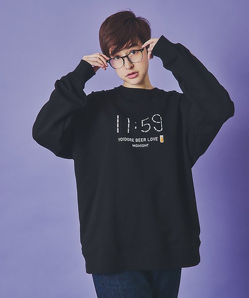 JACKROSE（ジャックローズ）の「YOIDORE BEER SUKI ｸﾙｰﾈｯｸｽｳｪｯﾄ（スウェット・メンズ・ブラック/グリーン・M/XL/L）」の4枚目の写真