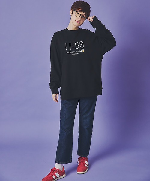 JACKROSE（ジャックローズ）の「YOIDORE BEER SUKI ｸﾙｰﾈｯｸｽｳｪｯﾄ（スウェット・メンズ・ブラック/グリーン・M/XL/L）」の9枚目の写真