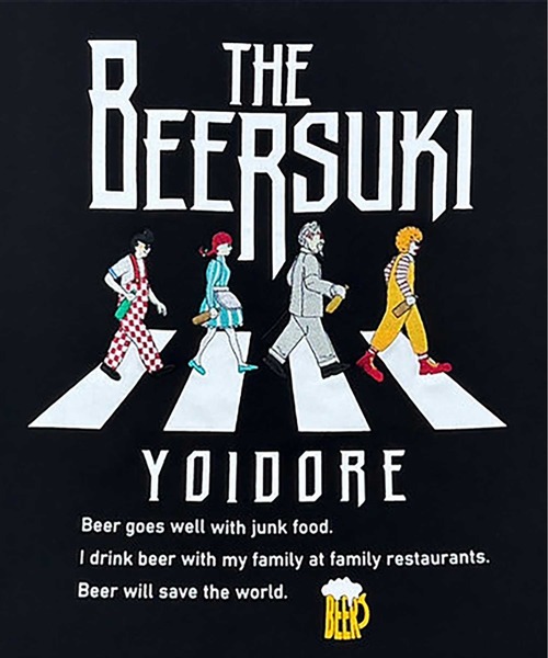 JACKROSE（ジャックローズ）の「YOIDORE BEER SUKI ｸﾙｰﾈｯｸｽｳｪｯﾄ（スウェット・メンズ・ブラック/グリーン・M/XL/L）」の22枚目の写真