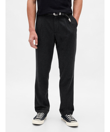 GAP | ウールブレンド リラックスフィット ストレート トラウザーパンツ(その他パンツ)