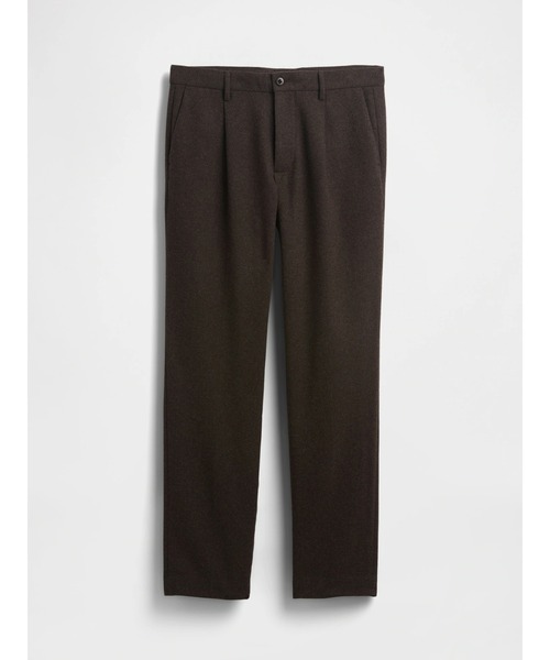 セール】ウールブレンド リラックスフィット ストレート トラウザー