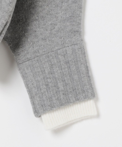 LEPSIM（レプシィム）の「5ゲージアンゴラMIXレイヤープルオーバー　582398（ニット/セーター・レディース・ブラウン/グレー/ライトイエロー/ホワイト系その他・FREE）」の11枚目の写真