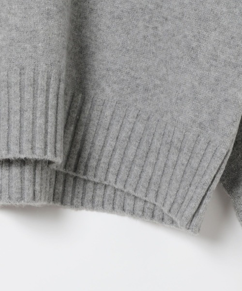 LEPSIM（レプシィム）の「5ゲージアンゴラMIXレイヤープルオーバー　582398（ニット/セーター・レディース・ブラウン/グレー/ライトイエロー/ホワイト系その他・FREE）」の12枚目の写真