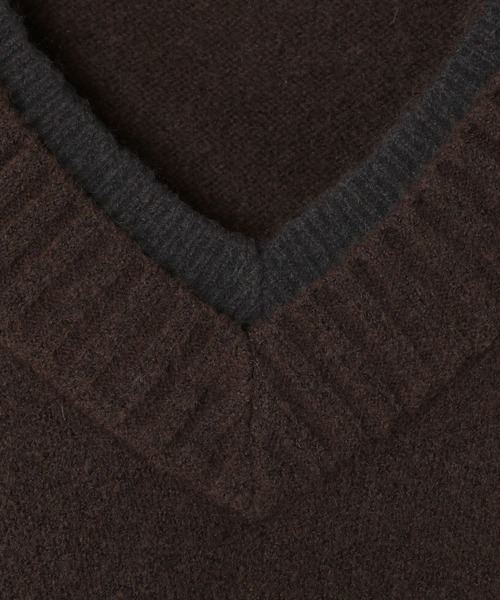 LEPSIM（レプシィム）の「5ゲージアンゴラMIXレイヤープルオーバー　582398（ニット/セーター・レディース・ブラウン/グレー/ライトイエロー/ホワイト系その他・FREE）」の16枚目の写真