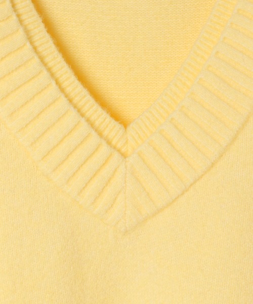 LEPSIM（レプシィム）の「5ゲージアンゴラMIXレイヤープルオーバー　582398（ニット/セーター・レディース・ブラウン/グレー/ライトイエロー/ホワイト系その他・FREE）」の17枚目の写真