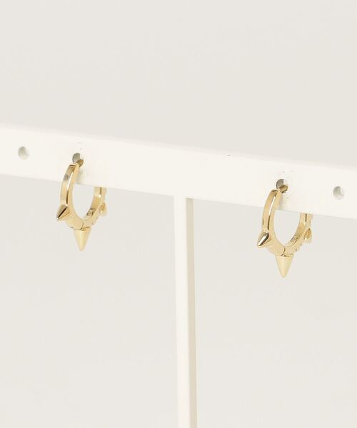 Carmelo(カーメロ)の「925 studs mini hoop earring / スタッズ ミニリングピアス(ピアス(両耳用)・レディース・シルバー/ゴールド・FREE)」の16枚目の写真