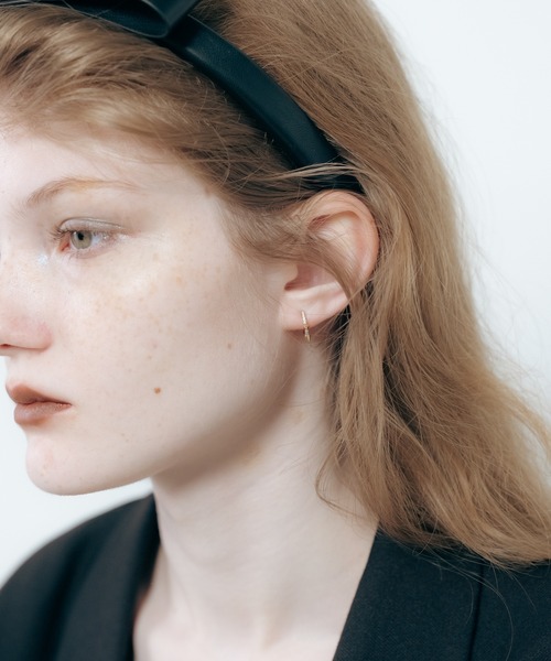Carmelo(カーメロ)の「925 studs mini hoop earring / スタッズ ミニリングピアス(ピアス(両耳用)・レディース・シルバー/ゴールド・FREE)」の15枚目の写真