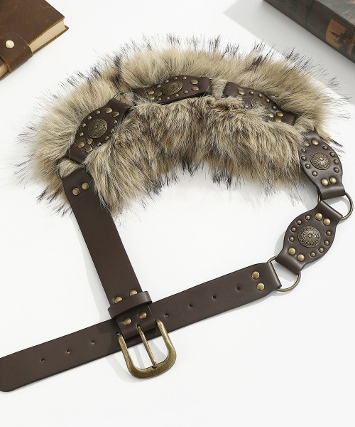 セール】ファー ベルト（ベルト）｜DEVICE（デバイス）のファッション