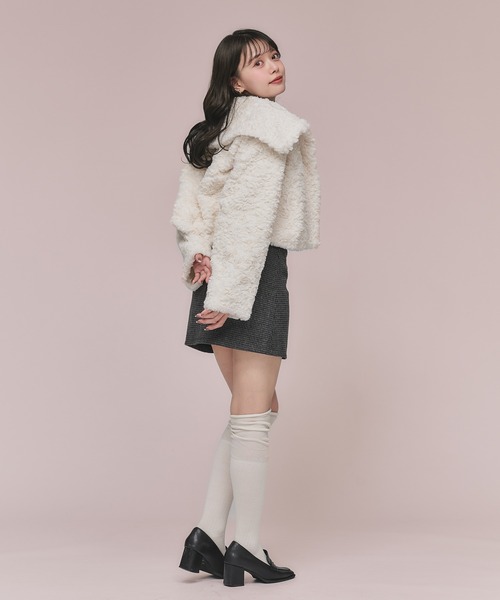 fupel（フぺル）の「short length poodle fur coat / ショート丈