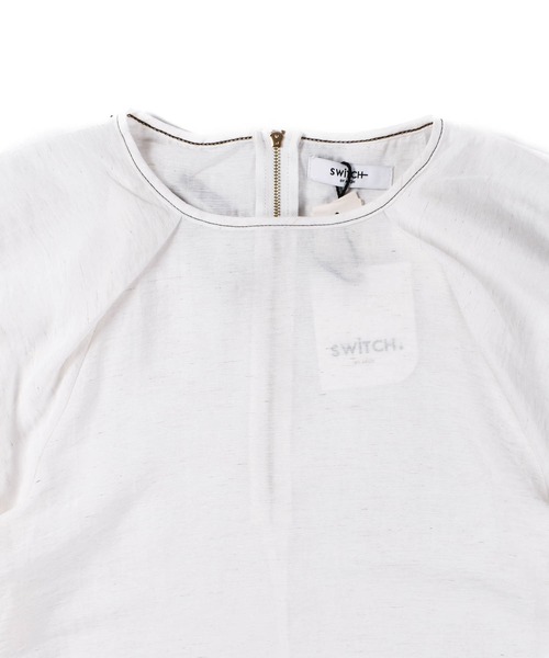 INNOCENT(イノセント)の「【ARC】【SWITCH by ARCH】配色 Stitch Big Sleeve Blouse ARM-699(シャツ/ブラウス・レディース・バーガンディー/ブラック/キナリ・FREE)」の5枚目の写真