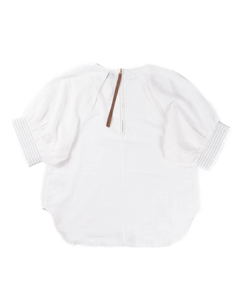 INNOCENT(イノセント)の「【ARC】【SWITCH by ARCH】配色 Stitch Big Sleeve Blouse ARM-699(シャツ/ブラウス・レディース・バーガンディー/ブラック/キナリ・FREE)」の8枚目の写真