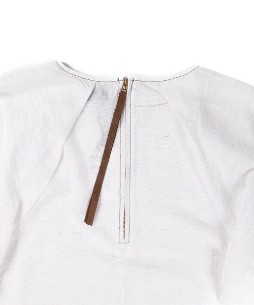 INNOCENT(イノセント)の「【ARC】【SWITCH by ARCH】配色 Stitch Big Sleeve Blouse ARM-699(シャツ/ブラウス・レディース・バーガンディー/ブラック/キナリ・FREE)」の9枚目の写真