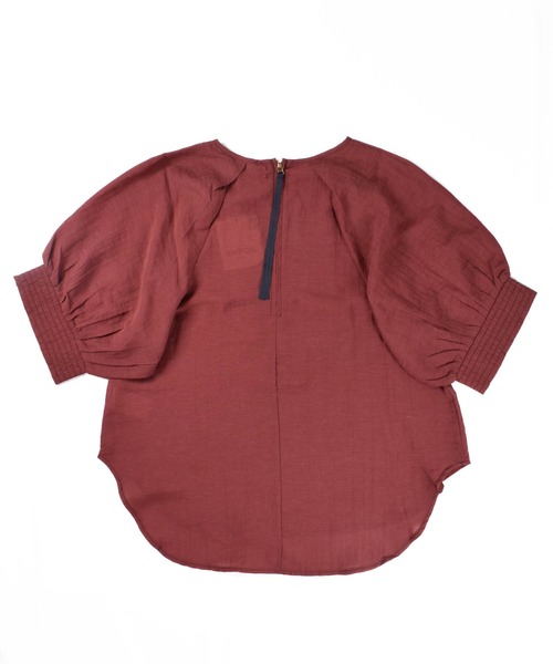 INNOCENT(イノセント)の「【ARC】【SWITCH by ARCH】配色 Stitch Big Sleeve Blouse ARM-699(シャツ/ブラウス・レディース・バーガンディー/ブラック/キナリ・FREE)」の11枚目の写真