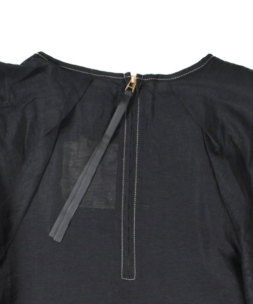 INNOCENT(イノセント)の「【ARC】【SWITCH by ARCH】配色 Stitch Big Sleeve Blouse ARM-699(シャツ/ブラウス・レディース・バーガンディー/ブラック/キナリ・FREE)」の14枚目の写真
