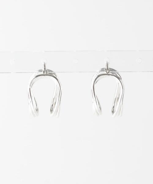 URBAN RESEARCH ROSSO WOMEN(アーバンリサーチ ロッソ)の「CHIGNON 3ラインカーブピアス(ピアス(両耳用)・レディース・ゴールド/シルバー・FREE)」の3枚目の写真