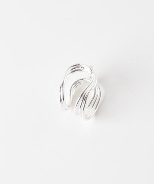 URBAN RESEARCH ROSSO WOMEN(アーバンリサーチ ロッソ)の「CHIGNON 3ラインカーブピアス(ピアス(両耳用)・レディース・ゴールド/シルバー・FREE)」の5枚目の写真