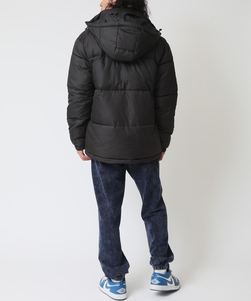 ARCADE(アーケード)の「ポリデュスポ/ファイバー中綿フード脱着JKT エコダウンジャケット(ダウンジャケット/コート・メンズ・ブラック/カーキ/ブラック×ベージュ/ブラック×ホワイト/ブラック×カーキ・M/L/LL)」の20枚目の写真