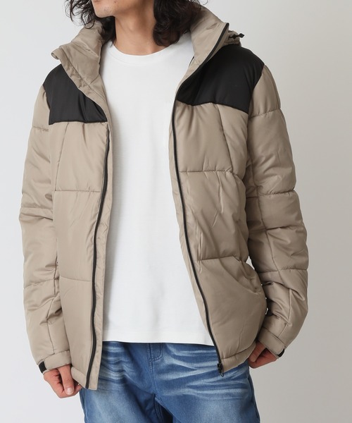 ARCADE(アーケード)の「ポリデュスポ/ファイバー中綿フード脱着JKT エコダウンジャケット(ダウンジャケット/コート・メンズ・ブラック/カーキ/ブラック×ベージュ/ブラック×ホワイト/ブラック×カーキ・M/L/LL)」の10枚目の写真