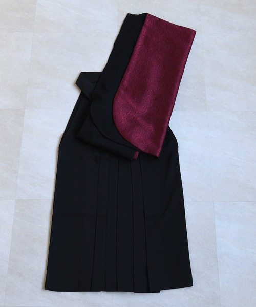 utatane(ウタタネ)の「袴セット utatane 半身アシンメトリー(着物・レディース・ブラック系1/グリーン系2/グリーン系1/ホワイト系1/レッド系1・M/L)」の8枚目の写真