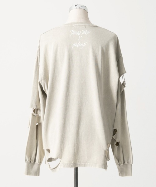 TRAVAS TOKYO（トラバス トウキョウ）の「『TRAVAS TOKYO/トラバス トーキョー』GEDRAJI x TRAVAS TOKYO イラストプリントL/S Tee（Tシャツ/カットソー・レディース・ブラック/ライトベージュ・FREE）」の20枚目の写真