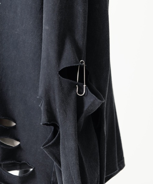 TRAVAS TOKYO（トラバス トウキョウ）の「『TRAVAS TOKYO/トラバス トーキョー』GEDRAJI x TRAVAS TOKYO イラストプリントL/S Tee（Tシャツ/カットソー・レディース・ブラック/ライトベージュ・FREE）」の17枚目の写真